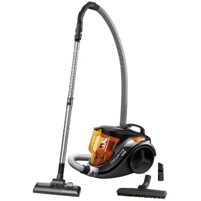 Aspirateur Sans Sac Rowenta Compact Power Cyclonic 750W - Orange/Noir | RO3753EA