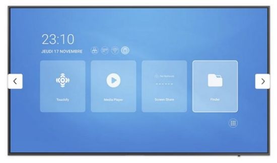 Écran d'Affichage Dynamique SpeechiDisplay 55" 4K UHD Android 8