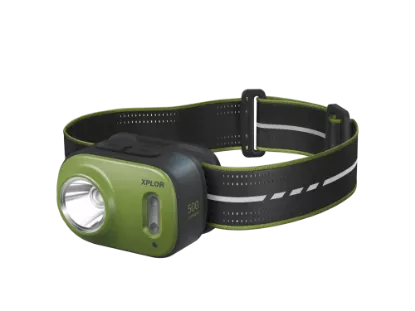 Lampe Frontale LED GP Xplor PHR17 500 lm | Vert