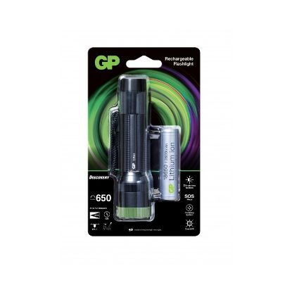 Lampe de Poche LED Rechargeable 650 lm IPX7 | GP Discovery Ursa CR41