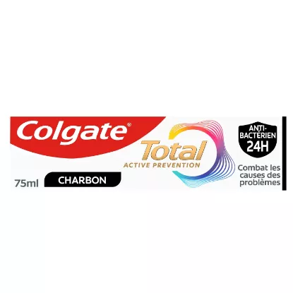 Dentifrice Colgate Total Active Prevention Charbon | 75 ml