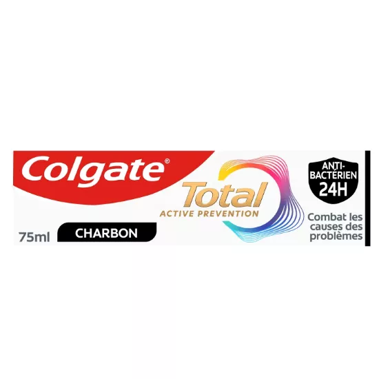 Dentifrice Colgate Total Active Prevention Charbon | 75 ml