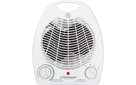 Radiateur Soufflant Compact Techwood | 2000W - Thermostat Réglable