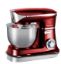 Robot Pétrin Multifonction Techwood TRO-1305 | Bol Inox 6,5L, 1300W - Rouge