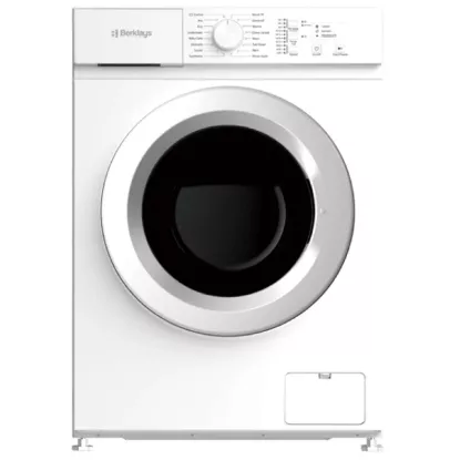 Lave-Linge Hublot Berklays BW07125SW | 7 kg, 1200 trs/min, Moteur Inverter - Blanc