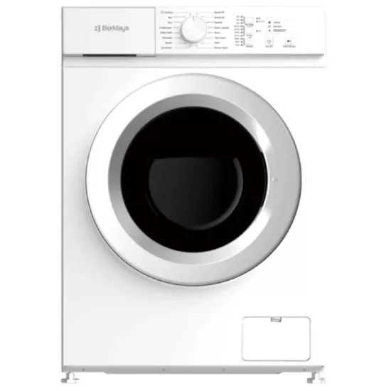 Lave-Linge Hublot Berklays BW07125SW | 7 kg, 1200 trs/min, Moteur Inverter - Blanc