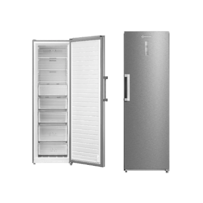 Congélateur Vertical KRYSTER KVF275IDX | 273 L, NoFrost Multiflow, Inox