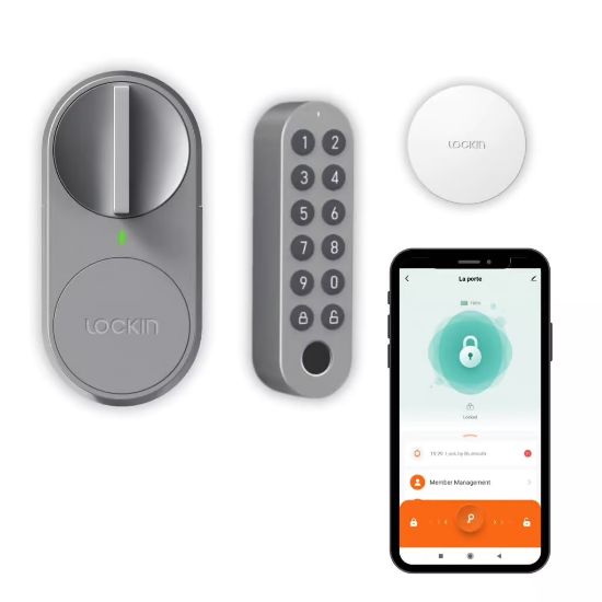 Kit Serrure Connectée Konyks LOCKIN G30 PRO | Empreinte, Digicode, Wi-Fi & Bluetooth