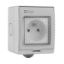 Konyks PLUVIOSE FR | Prise Extérieure Connectée Wi-Fi & Bluetooth avec Compteur, Étanche IP55