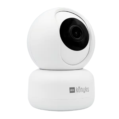 Konyks CAMINI 2 | Caméra Intérieure Motorisée Wi-Fi 3MP avec Sirène Intégrée