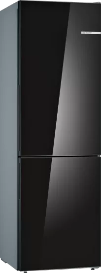 Bosch KGV36VBEAS Serie 4 | Combiné Réfrigérateur-Congélateur 308L - Noir Brillant