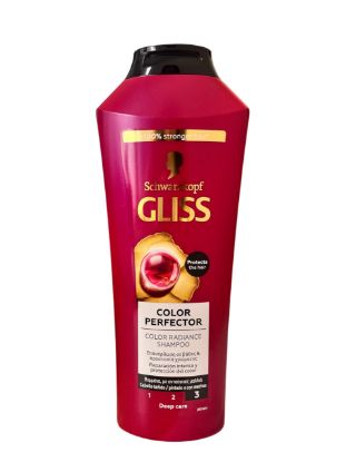 Shampoing Protecteur Gliss Ultimate Color Perfector | Maxi Format 400 ml - Cheveux Colorés
