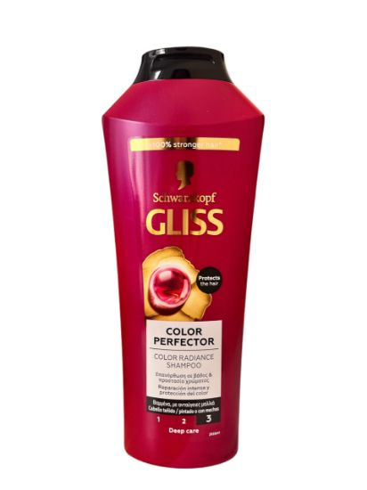 Shampoing Protecteur Gliss Ultimate Color Perfector | Maxi Format 400 ml - Cheveux Colorés