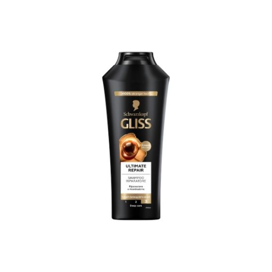 Shampoing Réparateur Gliss Ultimate Repair | Maxi Format 400 ml - Cheveux Très Abîmés