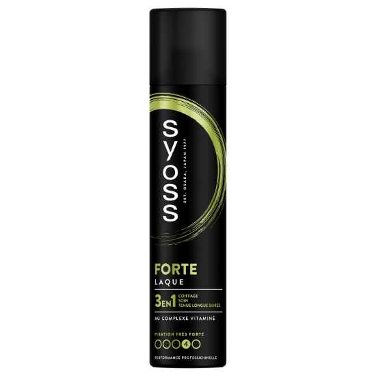 Laque Coiffante Syoss 3 en 1 Fixation Forte N°4 | 300 ml
