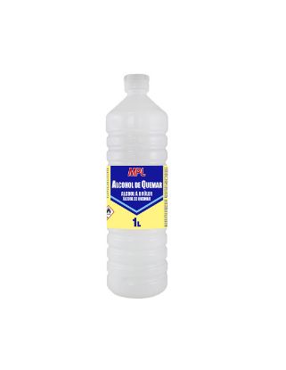 Alcool à Brûler MPL | 1 Litre - Nettoyant Multi-Usages, Dégraissant et Combustible