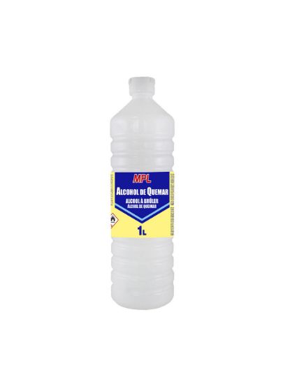 Alcool à Brûler MPL | 1 Litre - Nettoyant Multi-Usages, Dégraissant et Combustible