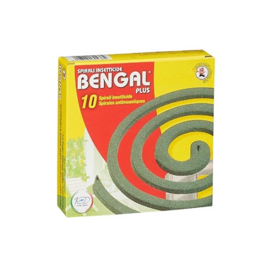 Spirales Anti-Moustiques Bengal | Boîte de 10 - Usage Extérieur