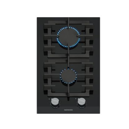 Plaque de Cuisson Gaz Domino Siemens iQ700 | Noir - 30 cm (2 foyers)