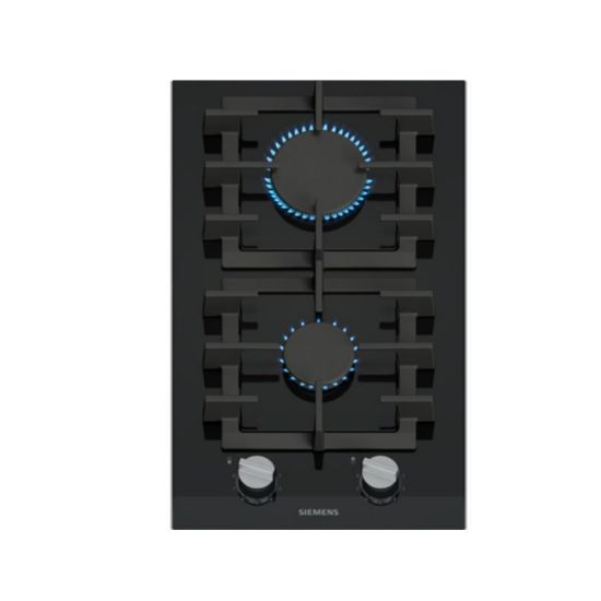 Plaque de Cuisson Gaz Domino Siemens iQ700 | Noir - 30 cm (2 foyers)