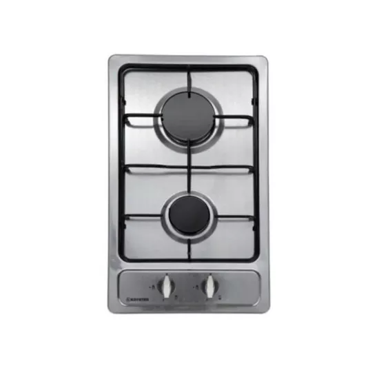 Plaque de Cuisson Gaz Domino Encastrable Kryster | Inox - 30 cm (2 foyers)
