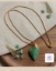 Picture of Sautoir pendentif aventurine forme coeur facetté