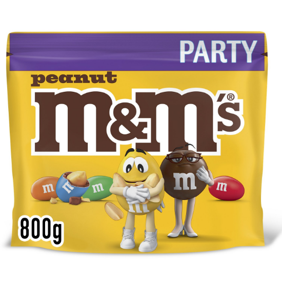 M&M’s – Chocolat & Cacahuètes – Sachet 800 g