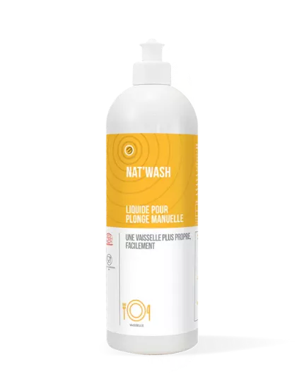 Liquide Vaisselle Main Écologique Nat'Wash | Certifié Ecocert