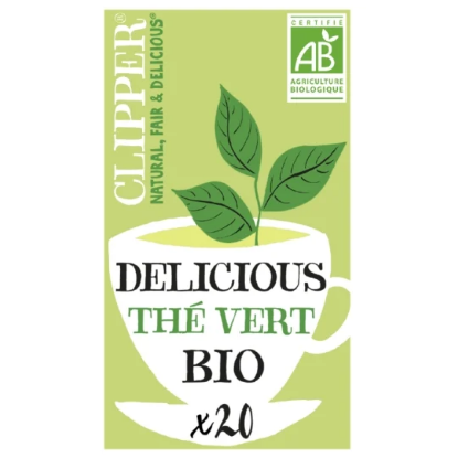 Thé Vert Bio Nature Clipper | 100% Origine Naturelle - 20 Sachets