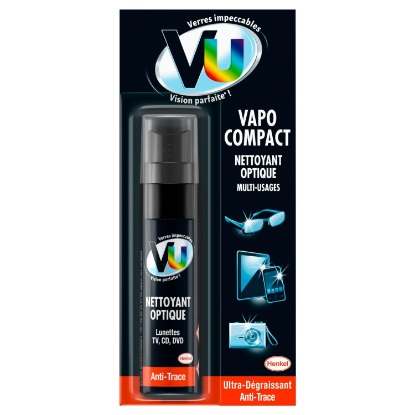 Spray Nettoyant Optique Multi-Usages Compact VU | Anti-Traces 20ml