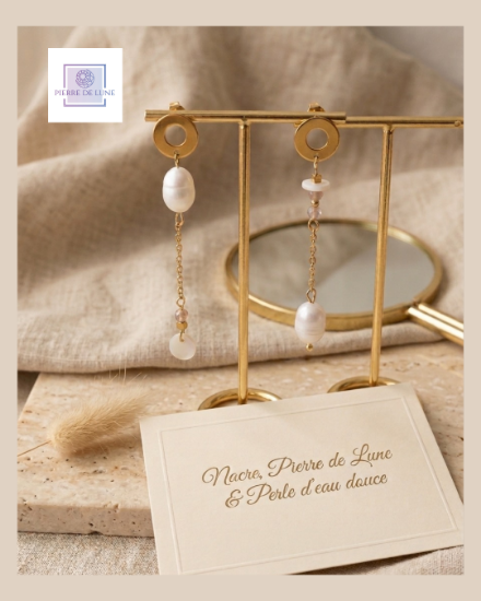 Picture of Boucles d'oreilles "Douceur et Joie"