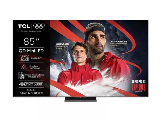 Téléviseur TCL 85C8K QD-Mini LED 4K Smart TV - 85" (216 cm)