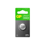 Pile Bouton Lithium CR2016 GP Ultra Plus - 3V (Pack de 1)