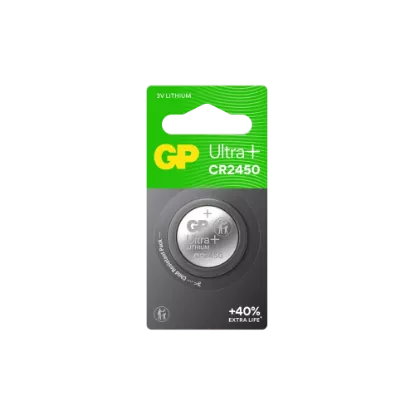 Pile Bouton Lithium CR2450 GP Ultra Plus - 3V (Pack de 1)