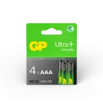 Piles Alcalines AAA (LR03) GP Ultra Plus - Lot de 4