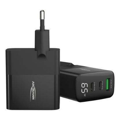 Image de CHARGEUR ULTRA FAST 3 PORTS 65W LED ANSMANN