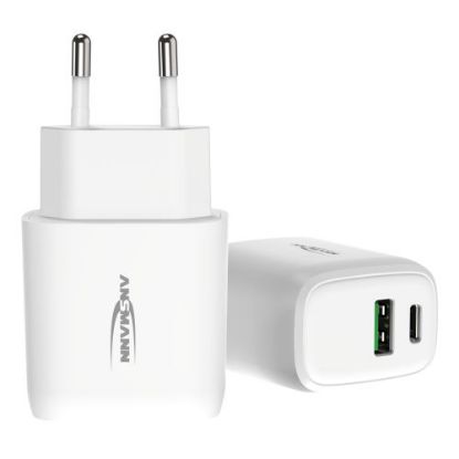 Image de CHARGEUR SECTEUR POWER D 20W PORT USB + USBC ANSMANN