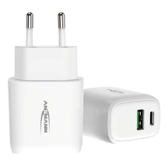 Image de CHARGEUR SECTEUR POWER D 20W PORT USB + USBC ANSMANN