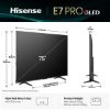 Téléviseur Hisense 75E7Q PRO QLED 4K Smart TV - 75" (189 cm)