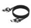 Picture of CABLE MAGNETIQUE 4 EN 1 USBA OU C VERS USBC OU LIGHTNING 120 CM ANSMANN