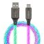Picture of CABLE USBA USBC 60W 100 CM TRANSLUCIDE MULTICOLORE ANSMANN
