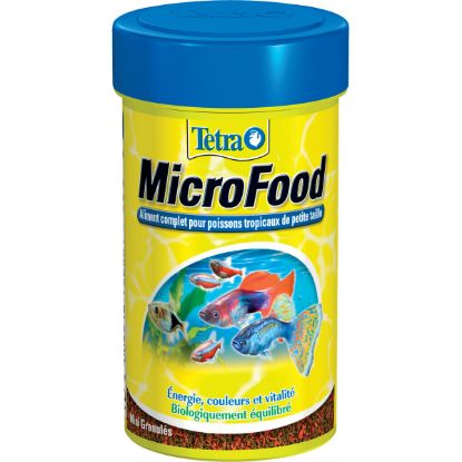 Micro-granulés petits poissons Tetra MicroFood Granules – 100 ml