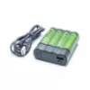 Chargeur de Piles et Batterie Externe GP Charge AnyWay GPX411