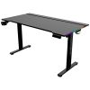 Bureau Gamer Motorisé The G-LAB K-Desk Platinium RGB - Assis-Debout Noir