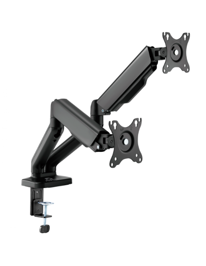 Support Double Écran Advance MecaMounts Dual - Bras Articulé Noir