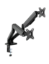 Support Double Écran Advance MecaMounts Dual - Bras Articulé Noir