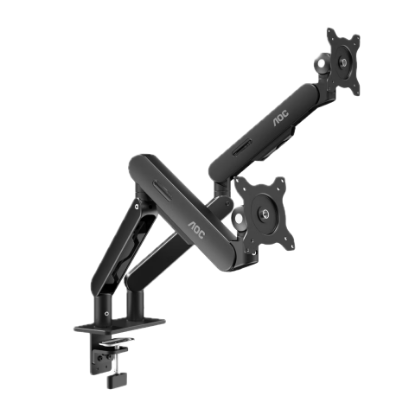 Support Double Écran AOC AM420B - Bras Articulé à Gaz
