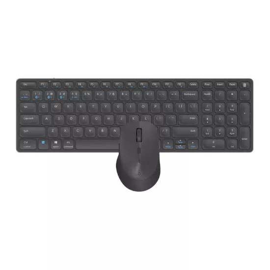 Ensemble Clavier et Souris Sans Fil 9700M AZERTY Ultra-Slim - Noir