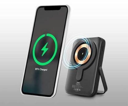 Batterie Externe Magnétique Urban Factory Magnee Power 10 000 mAh - Noir Charbon