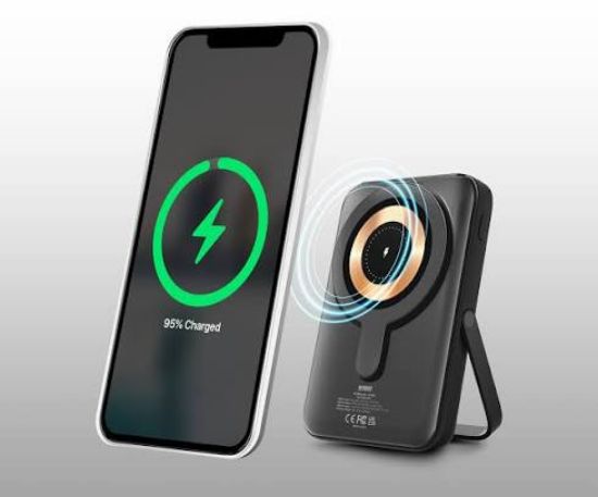 Batterie Externe Magnétique Urban Factory Magnee Power 10 000 mAh - Noir Charbon